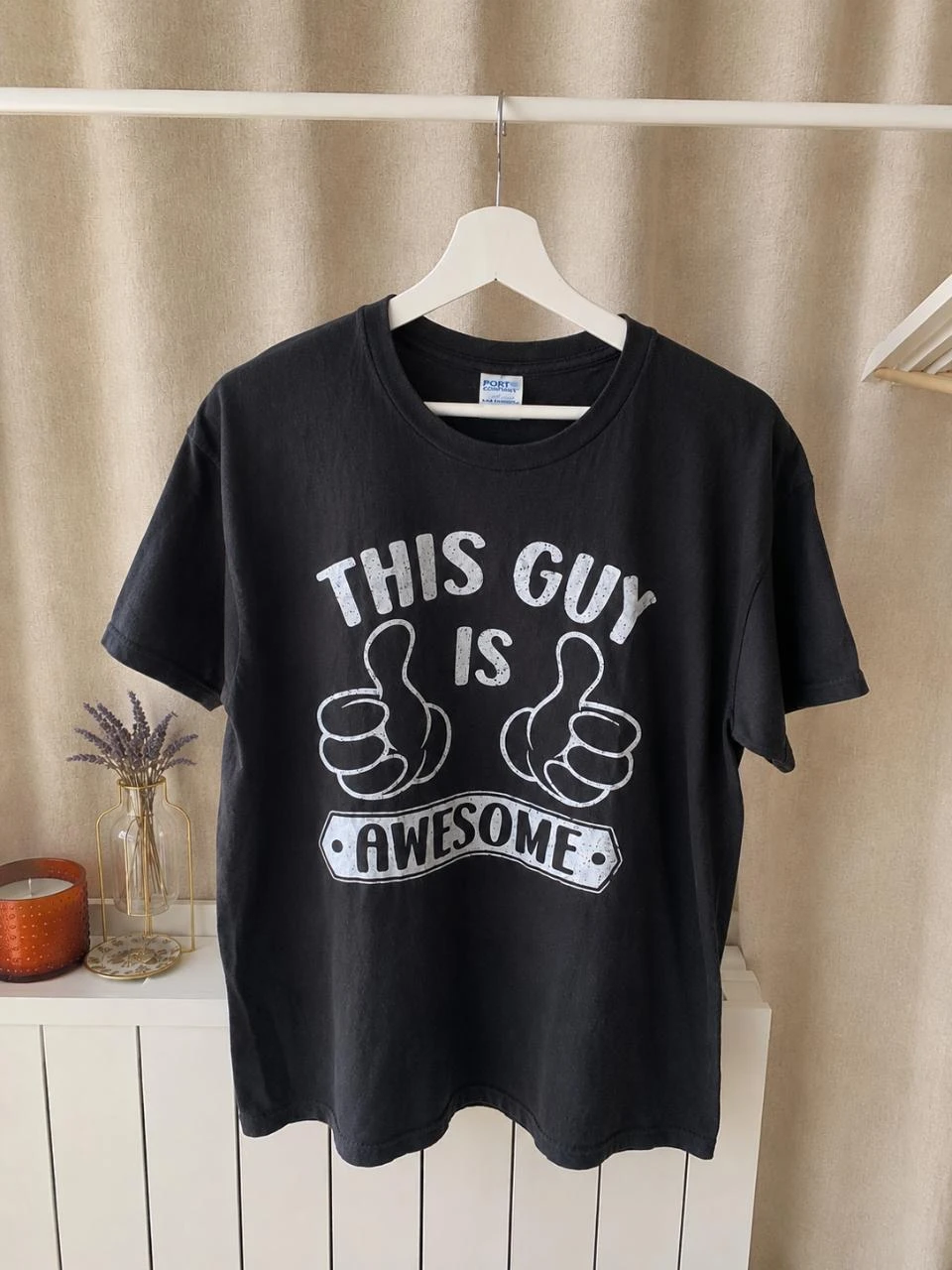 T-shirt noir imprimé “This Guy is Awesome” Mickey - Taille M